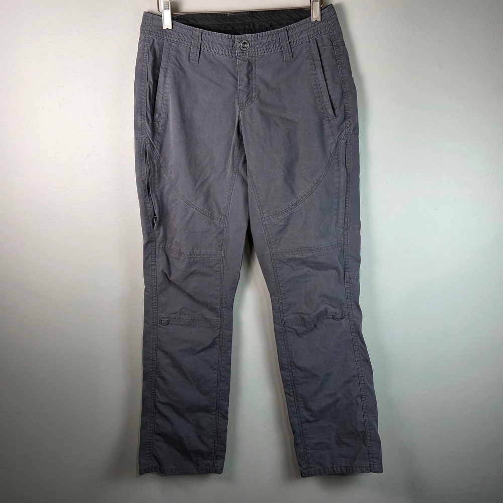 Kuhl Splash Roll-Up Pants Women 2 Short Gray Excellent Hiking Outdoor 6279